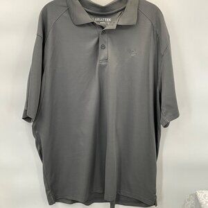 Ariattek Heat Series Gray Polo Shirt XL Short Sleeve Mens Moisture-Wicking Light